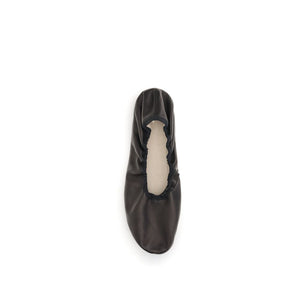 Schwarze Lamm-Ballettschuhe Ovis Aries Aries