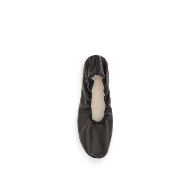Schwarze Lamm-Ballettschuhe Ovis Aries Aries