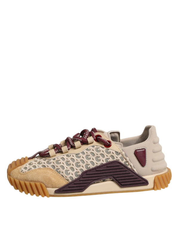 Beige Neopren DG Logo NS1 Lace Sneakers Schuhe