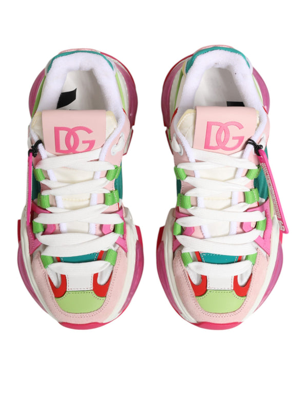 Multicolor Leder Airmaster Low Top Sneaker Schuhe
