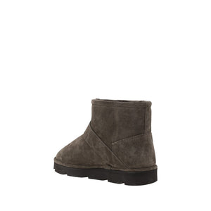Braune Kalbshaut Bos Taurus Stiefeletten
