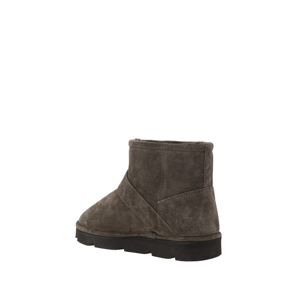 Braune Kalbshaut Bos Taurus Stiefeletten