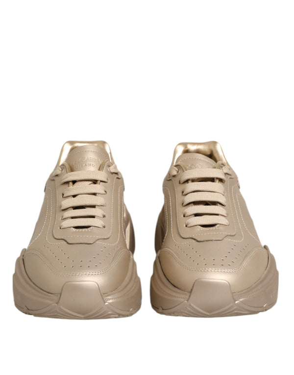 Gold Leder Daymaster Damen Sneaker Schuhe