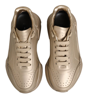 Gold Leder Daymaster Damen Sneaker Schuhe