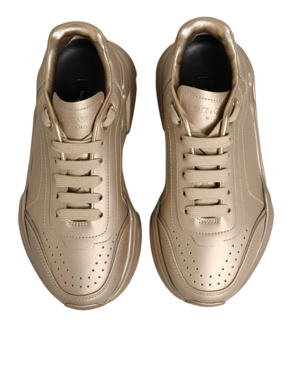 Gold Leder Daymaster Damen Sneaker Schuhe