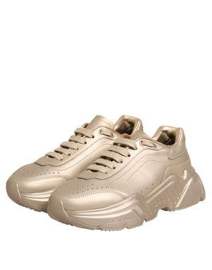 Gold Leder Daymaster Damen Sneaker Schuhe