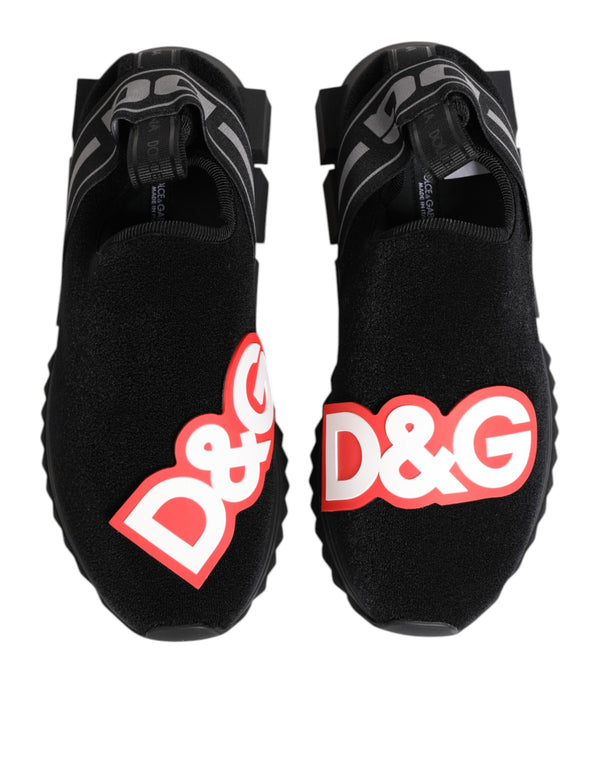Schwarz Grau Slip On Sorrento Sneakers Schuhe