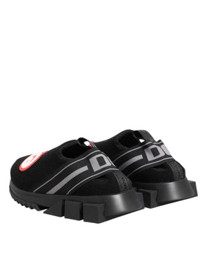 Schwarz Grau Slip On Sorrento Sneakers Schuhe