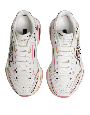 Mehrfarbige handbemalte DAYMASTER Sneaker Schuhe