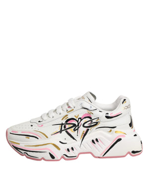 Mehrfarbige handbemalte DAYMASTER Sneaker Schuhe