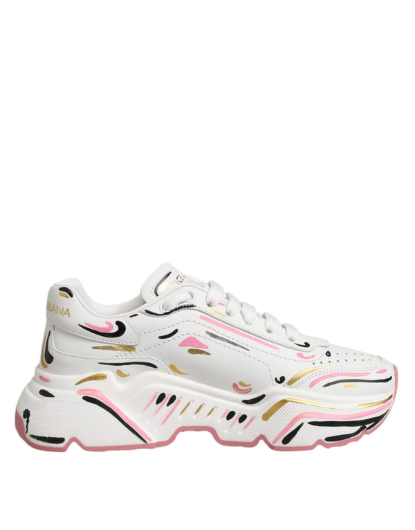 Mehrfarbige handbemalte DAYMASTER Sneaker Schuhe