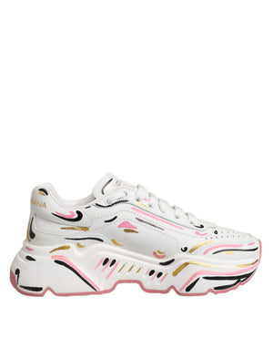 Mehrfarbige handbemalte DAYMASTER Sneaker Schuhe