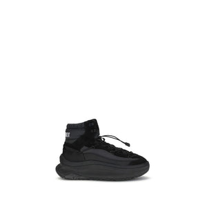 Schwarze Polyester-Sportschuhe