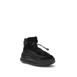 Schwarze Polyester-Sportschuhe