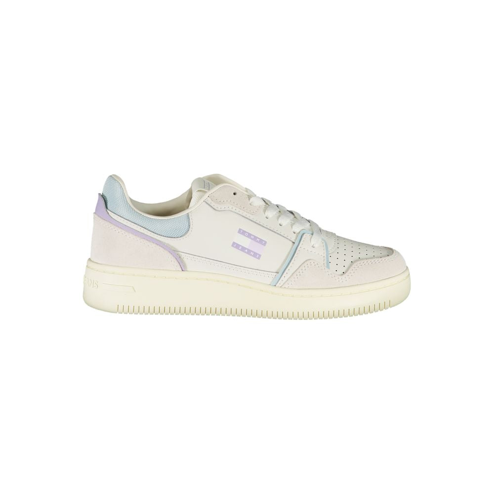 Weißes Leder Damen Sneaker