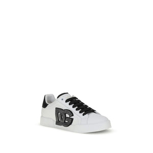 Weiße Kalbshaut Bos Taurus Sneakers mit niedrigem Schaft