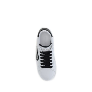 Weiße Kalbshaut Bos Taurus Sneakers mit niedrigem Schaft