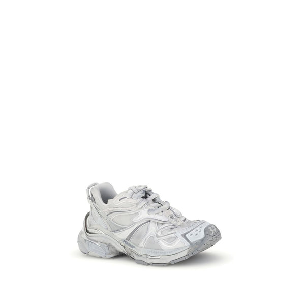 Silberne Gummisohle Sportschuhe