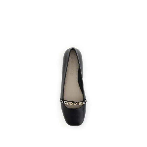 Schwarze Kalbshaut Bos Taurus Ballerinas