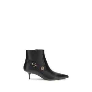 Schwarze Kalbshaut Bos Taurus Stiefeletten