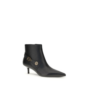 Schwarze Kalbshaut Bos Taurus Stiefeletten