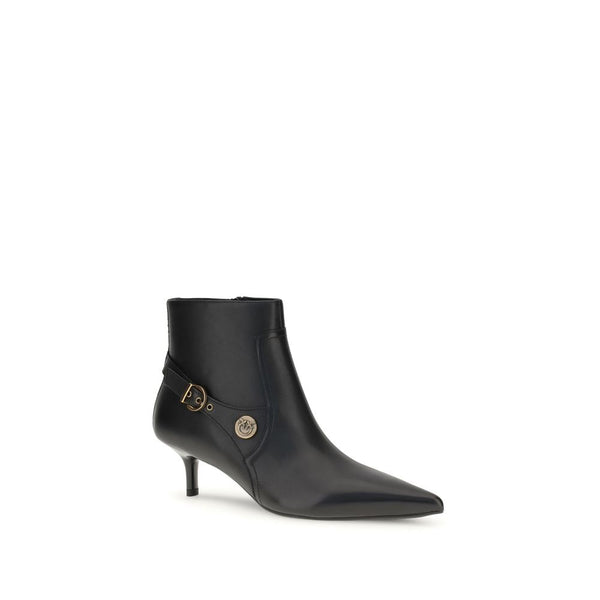 Schwarze Kalbshaut Bos Taurus Stiefeletten