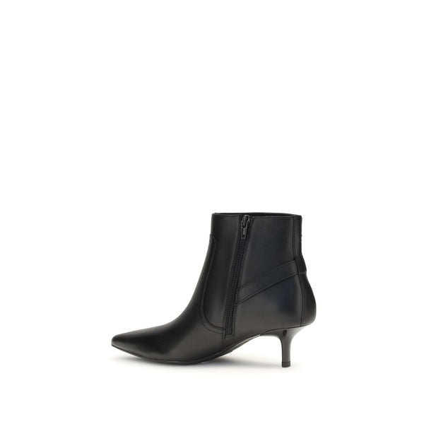 Schwarze Kalbshaut Bos Taurus Stiefeletten