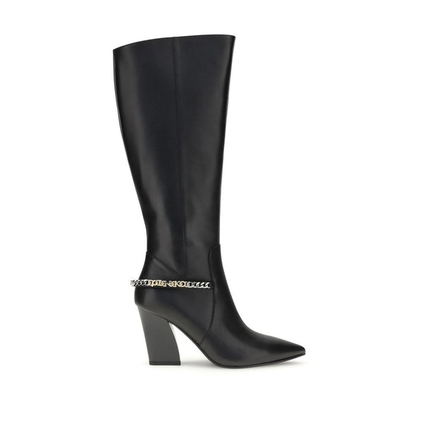 Schwarze Nylonstiefel
