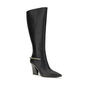 Schwarze Nylonstiefel