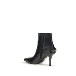 Schwarze Kalbshaut Bos Taurus Stiefeletten