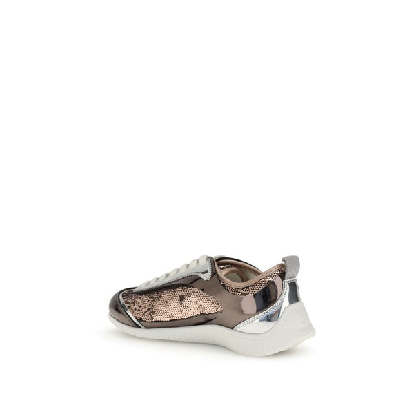 Bunte Sneaker aus Polyamid mit niedrigem Schaft
