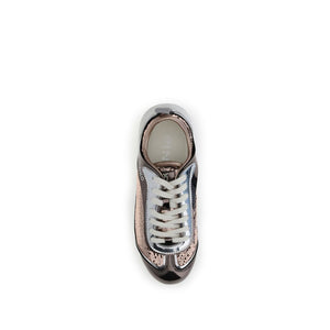 Bunte Sneaker aus Polyamid mit niedrigem Schaft