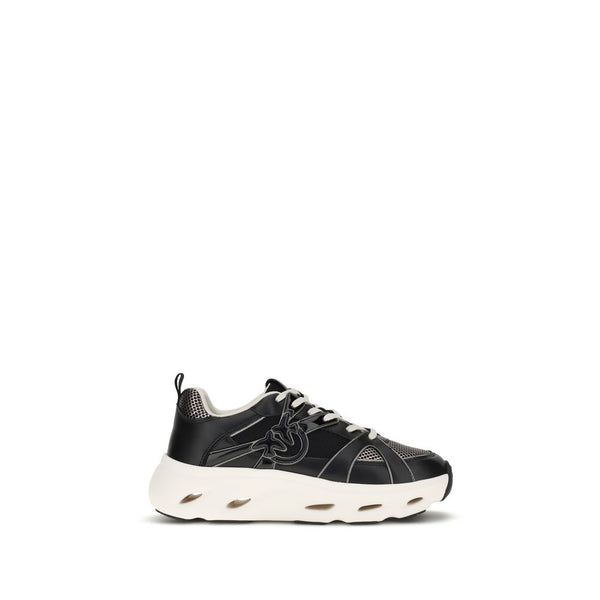 Schwarze Sneaker aus Kalbsleder Bos Taurus
