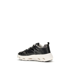 Schwarze Sneaker aus Kalbsleder Bos Taurus