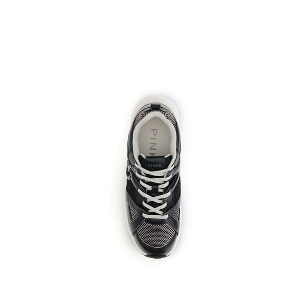 Schwarze Sneaker aus Kalbsleder Bos Taurus