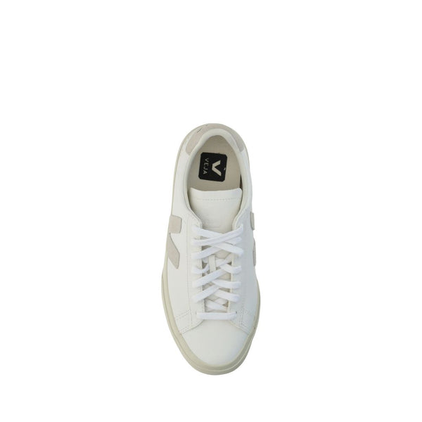 Weiße Kalbshaut Bos Taurus Sneakers mit niedrigem Schaft