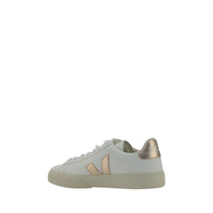 Weiße Kalbshaut Bos Taurus Sneakers mit niedrigem Schaft