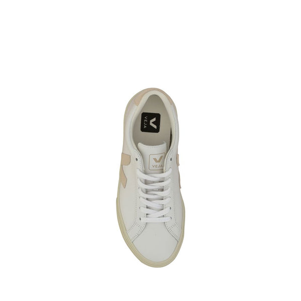 Weiße Kalbshaut Bos Taurus Sneaker