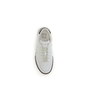 Schwarze Ledersneaker