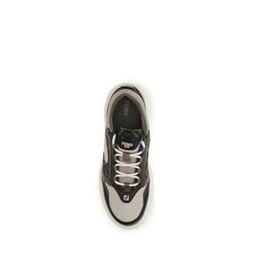 Schwarze Sneakers aus Kalbsleder Bos Taurus Low Top