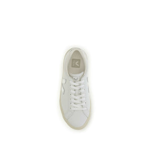 Weiße Sneakers aus Kalbshaut Bos Taurus