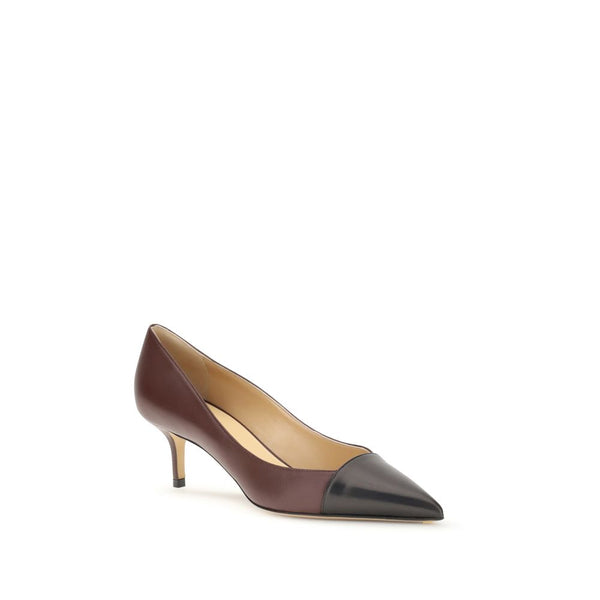 Bunte Kalbshaut Bos Taurus Pumps mit mittelhohem Absatz