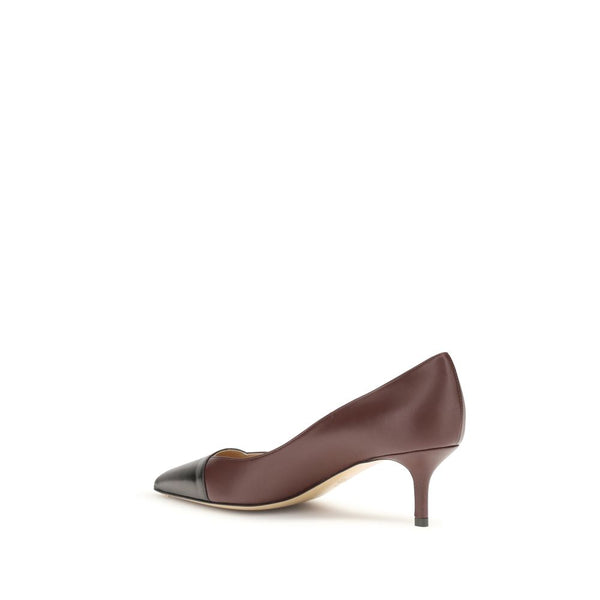 Bunte Kalbshaut Bos Taurus Pumps mit mittelhohem Absatz