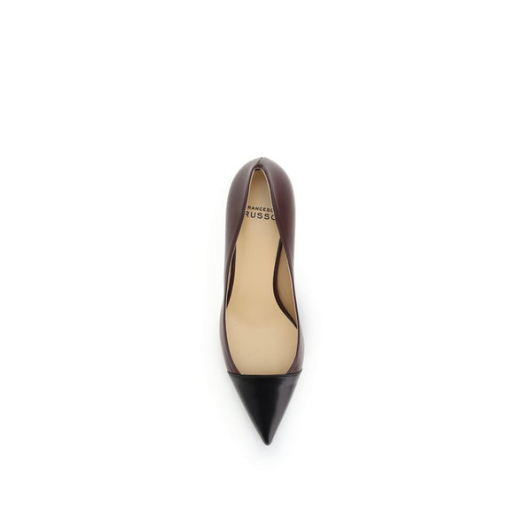 Bunte Kalbshaut Bos Taurus Pumps mit mittelhohem Absatz