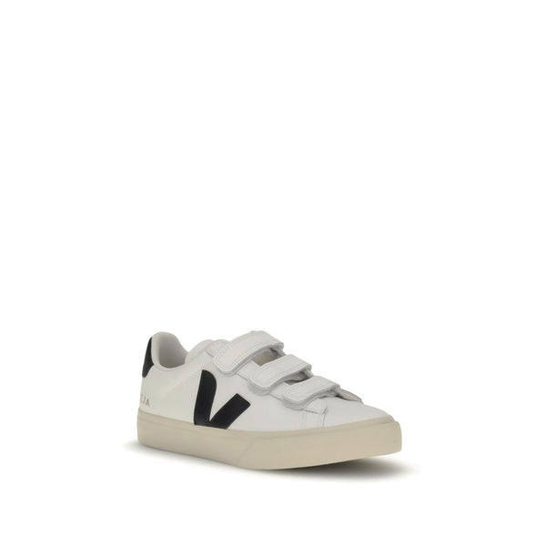 Weiße Gummisohle Sneakers mit niedrigem Schaft