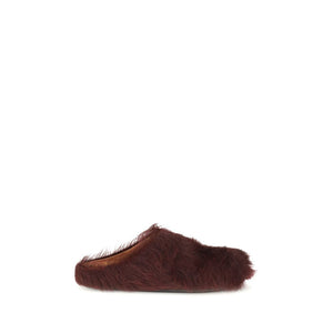 Bunte Leder-Mules