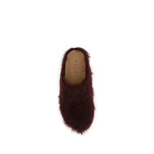 Bunte Leder-Mules