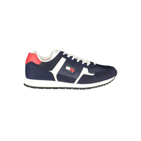 Blauer Polyester Herren Sneaker