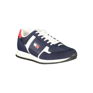 Blauer Polyester Herren Sneaker