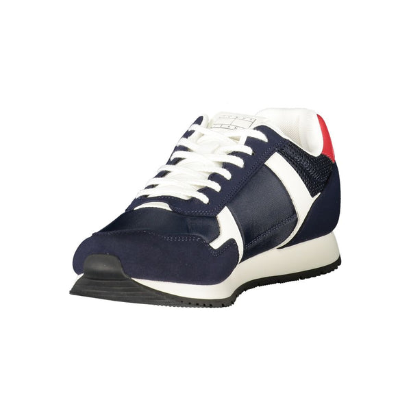 Blauer Polyester Herren Sneaker